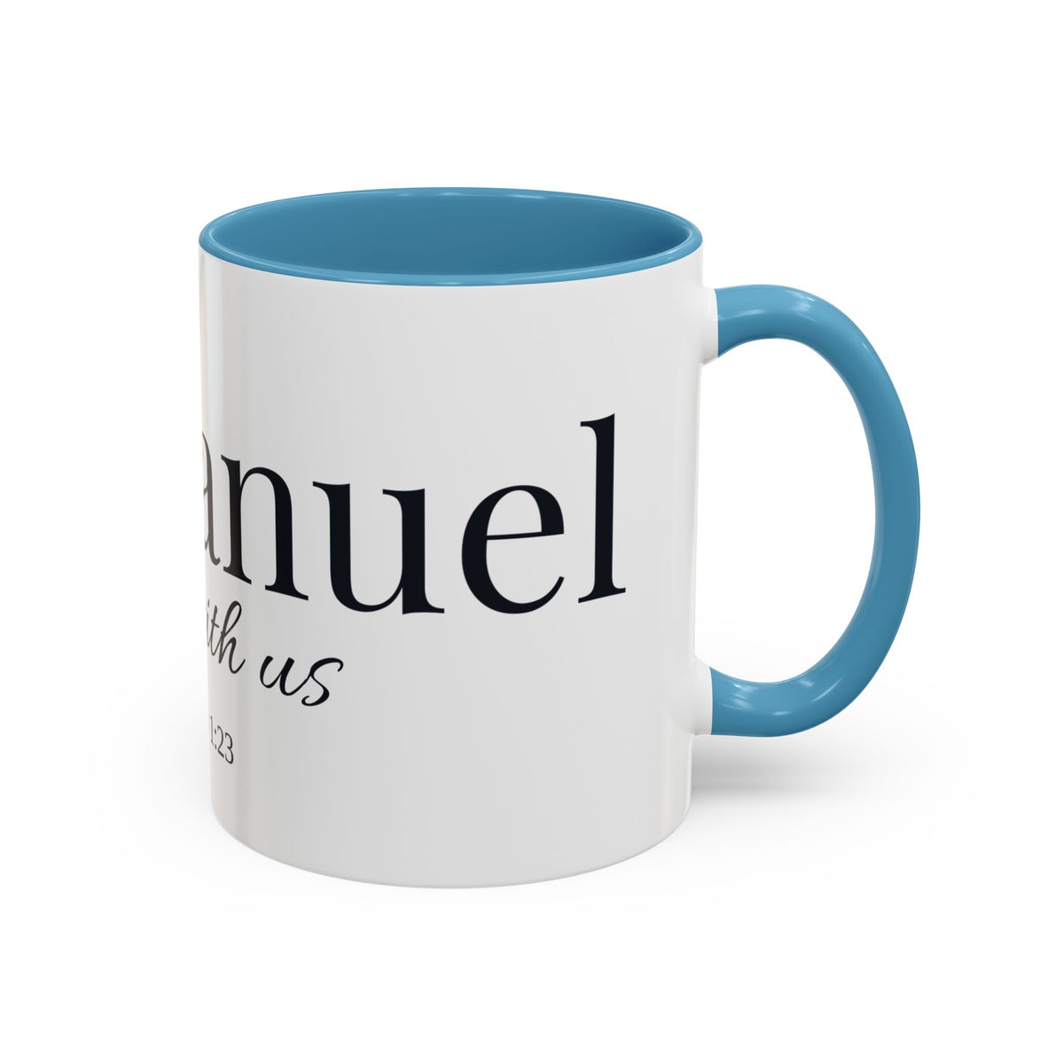 Emmanuel God With Us Accent Mug