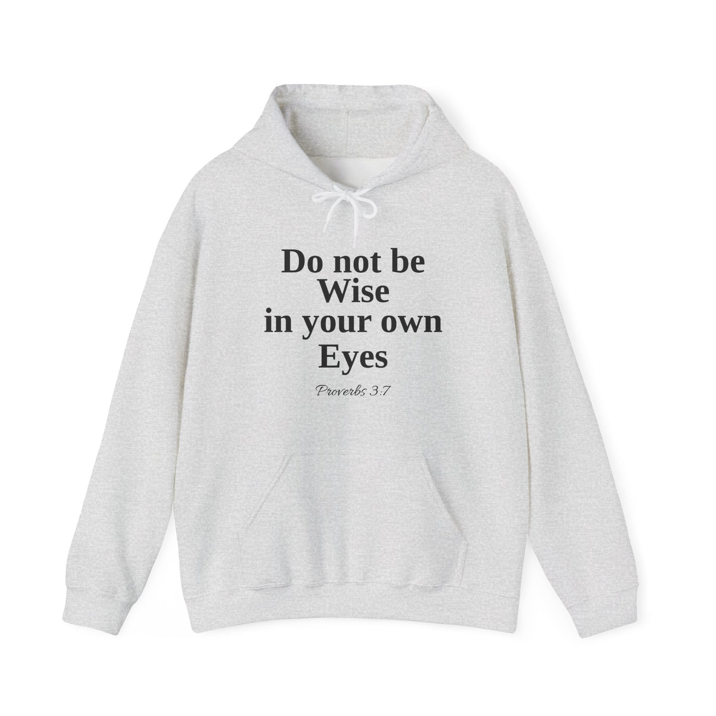 Do not be wise in your own eyes Hoodie