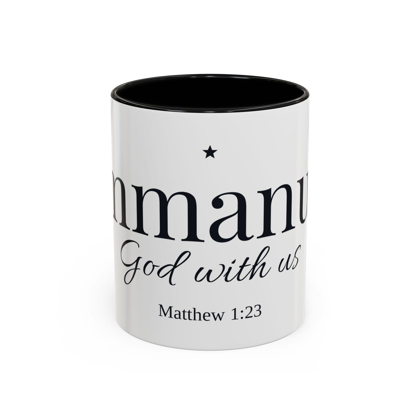 Emmanuel God With Us Accent Mug