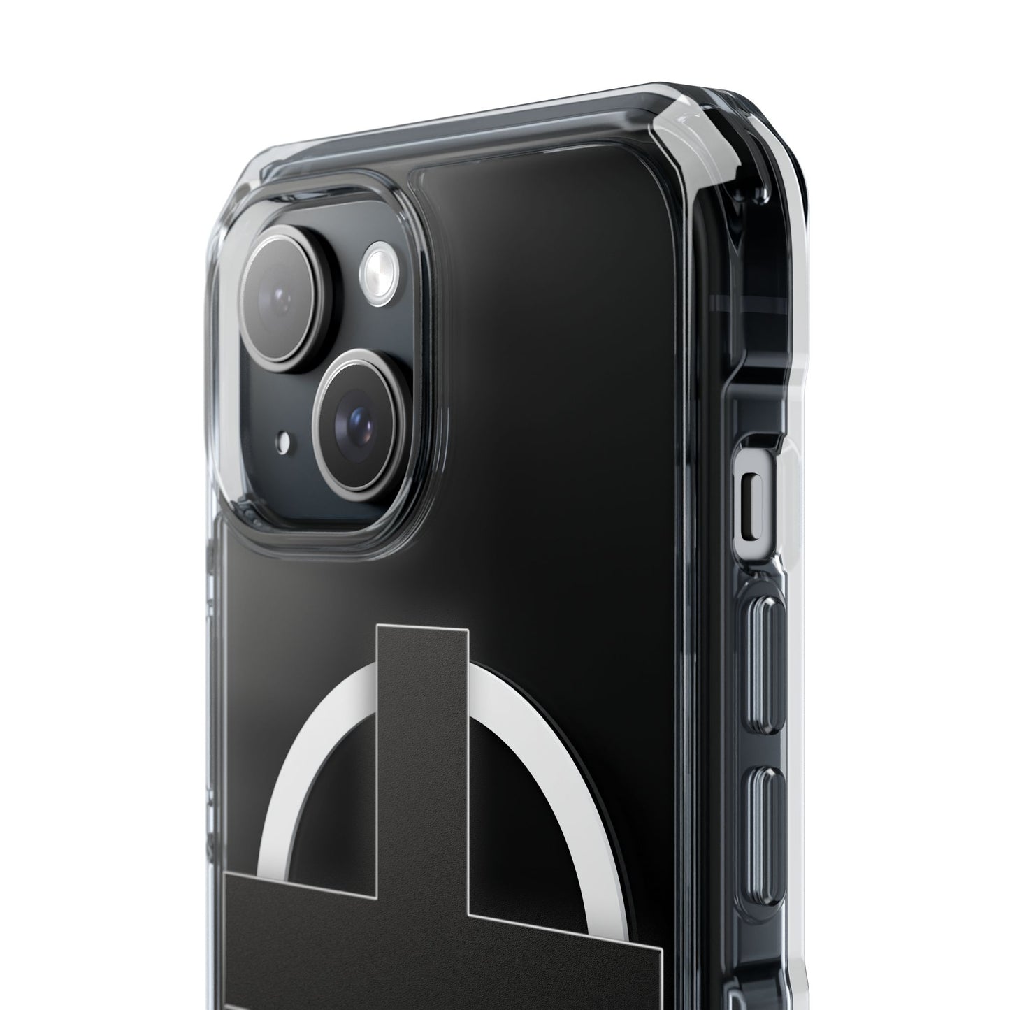 Clear Magnetic Phone Case — Cross Design with Ephesians 6:10-18 Scripture