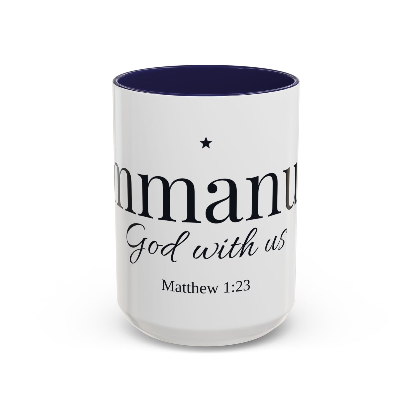 Emmanuel God With Us Accent Mug
