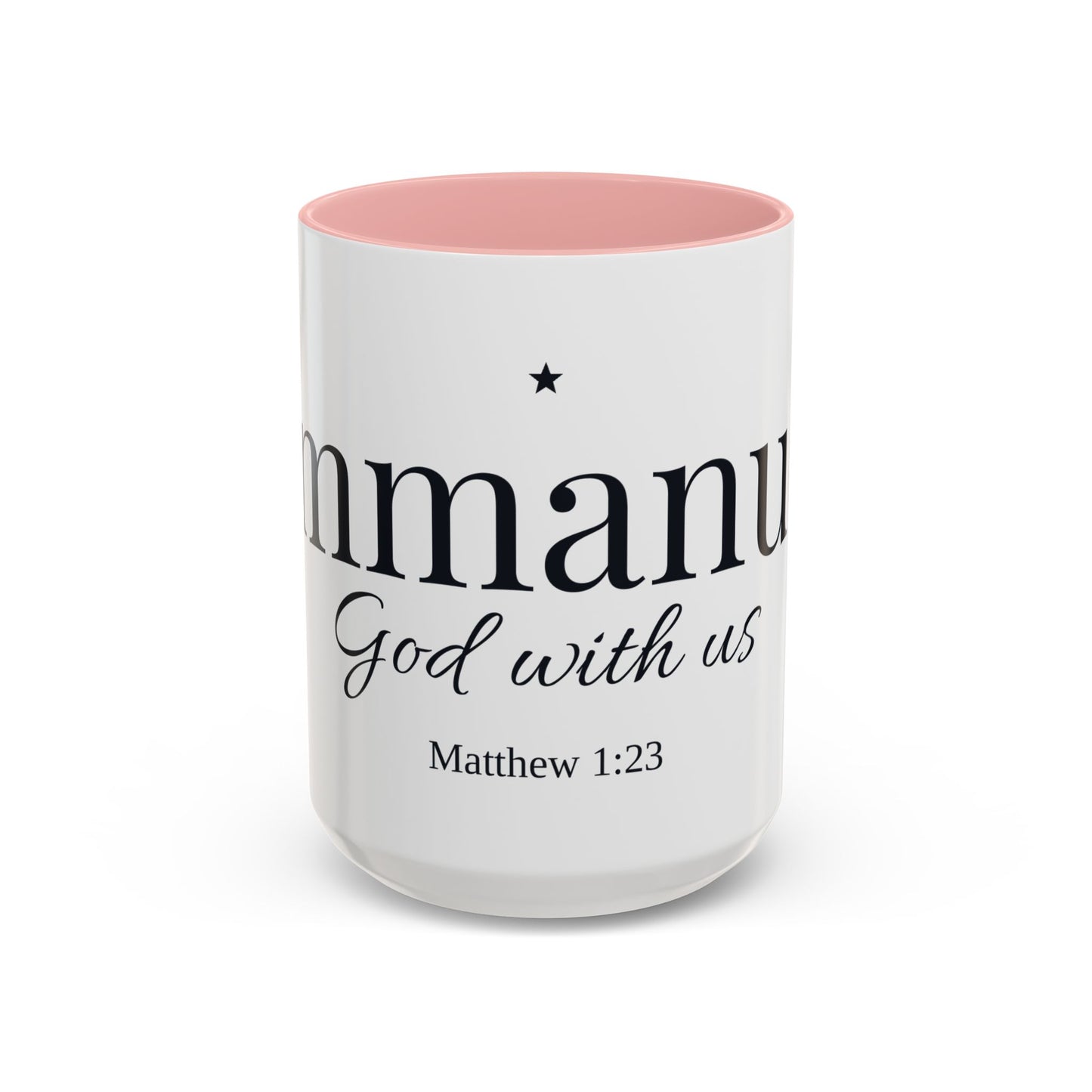Emmanuel God With Us Accent Mug