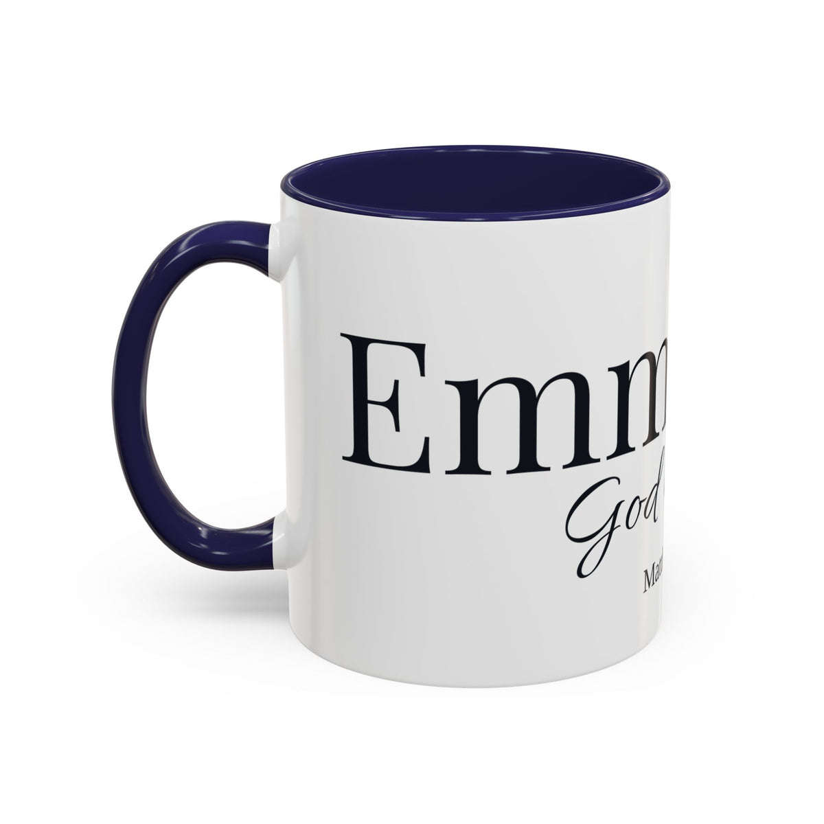 Emmanuel God With Us Accent Mug