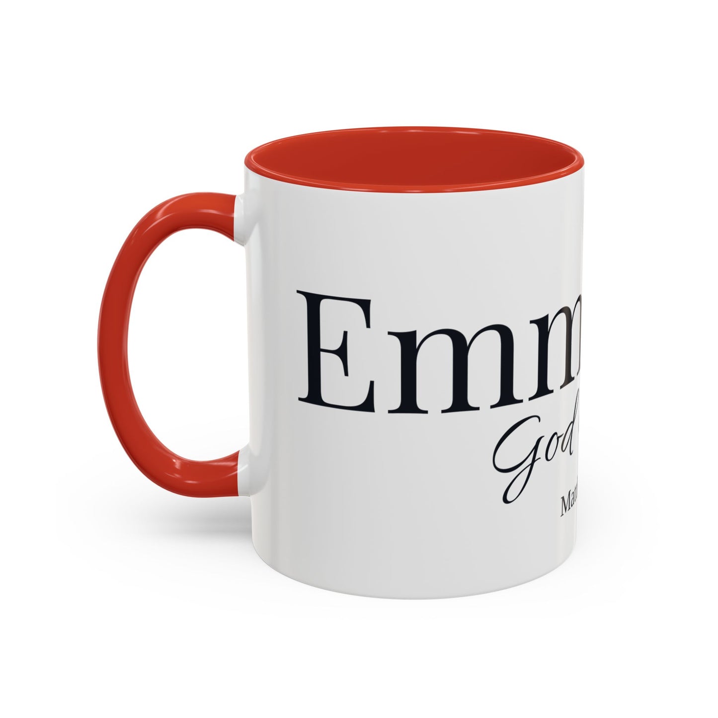 Emmanuel God With Us Accent Mug