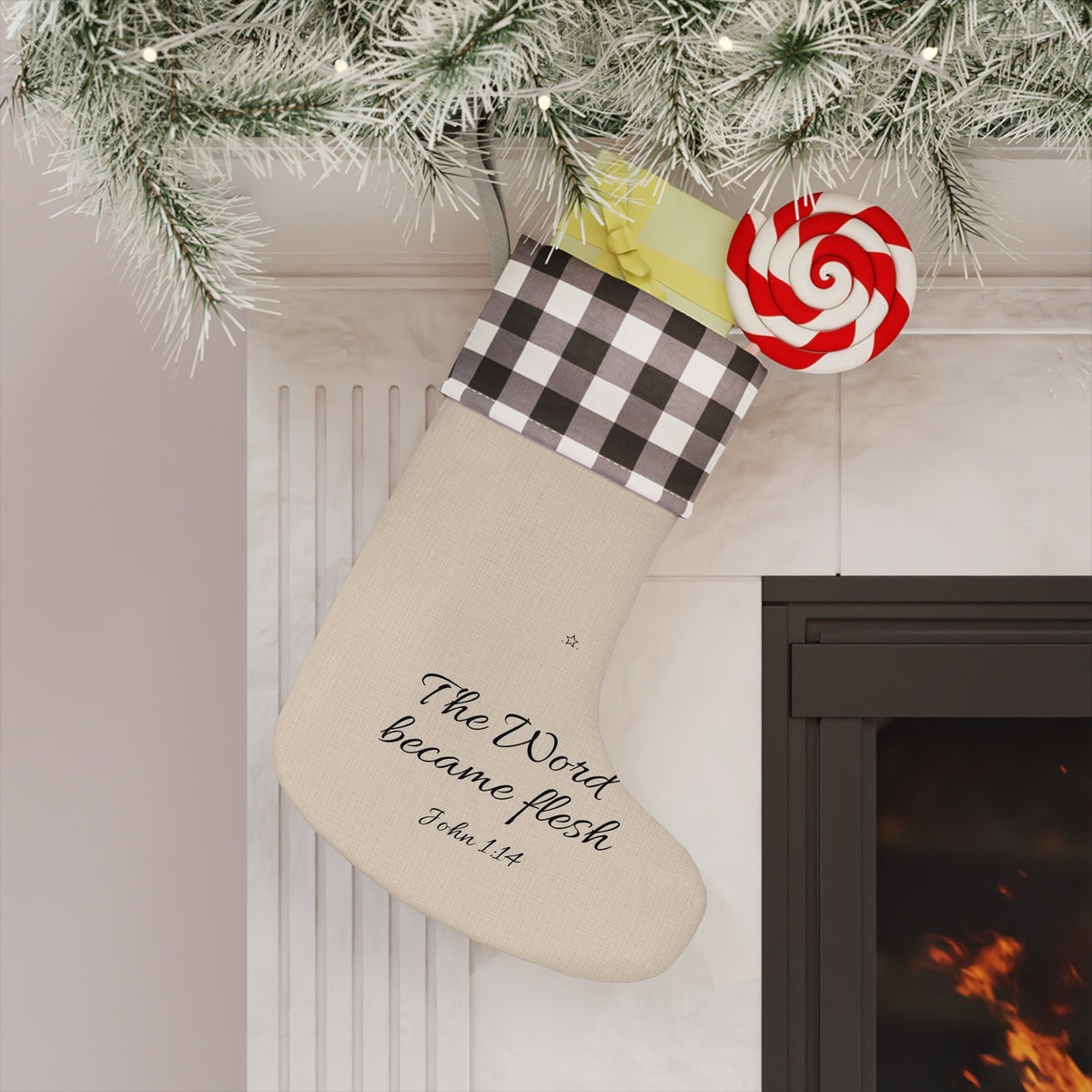 The Word became flesh Stocking