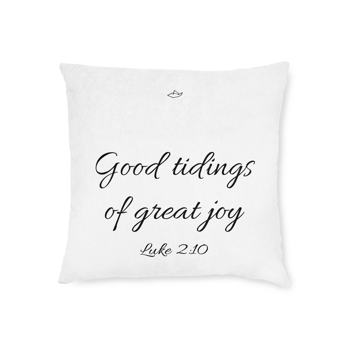 Good tidings Throw Pillow
