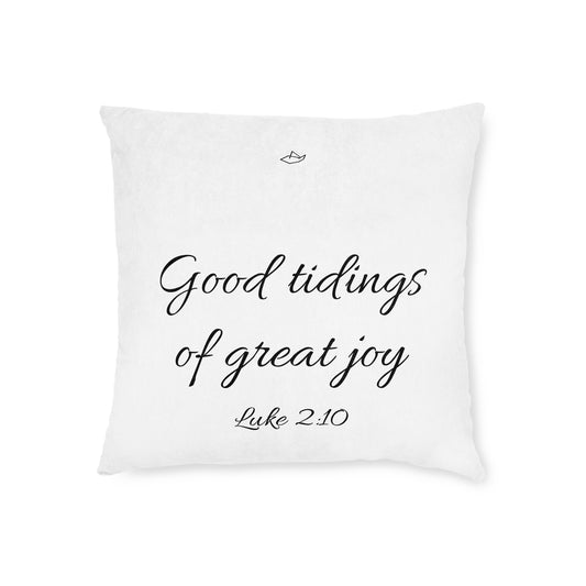 Good tidings Throw Pillow