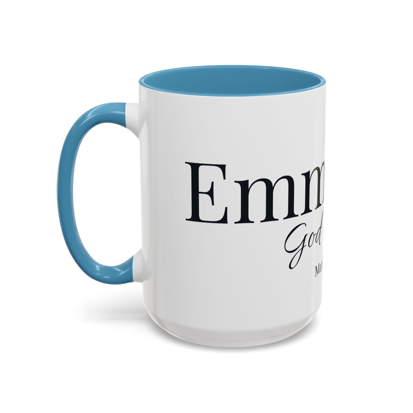 Emmanuel God With Us Accent Mug