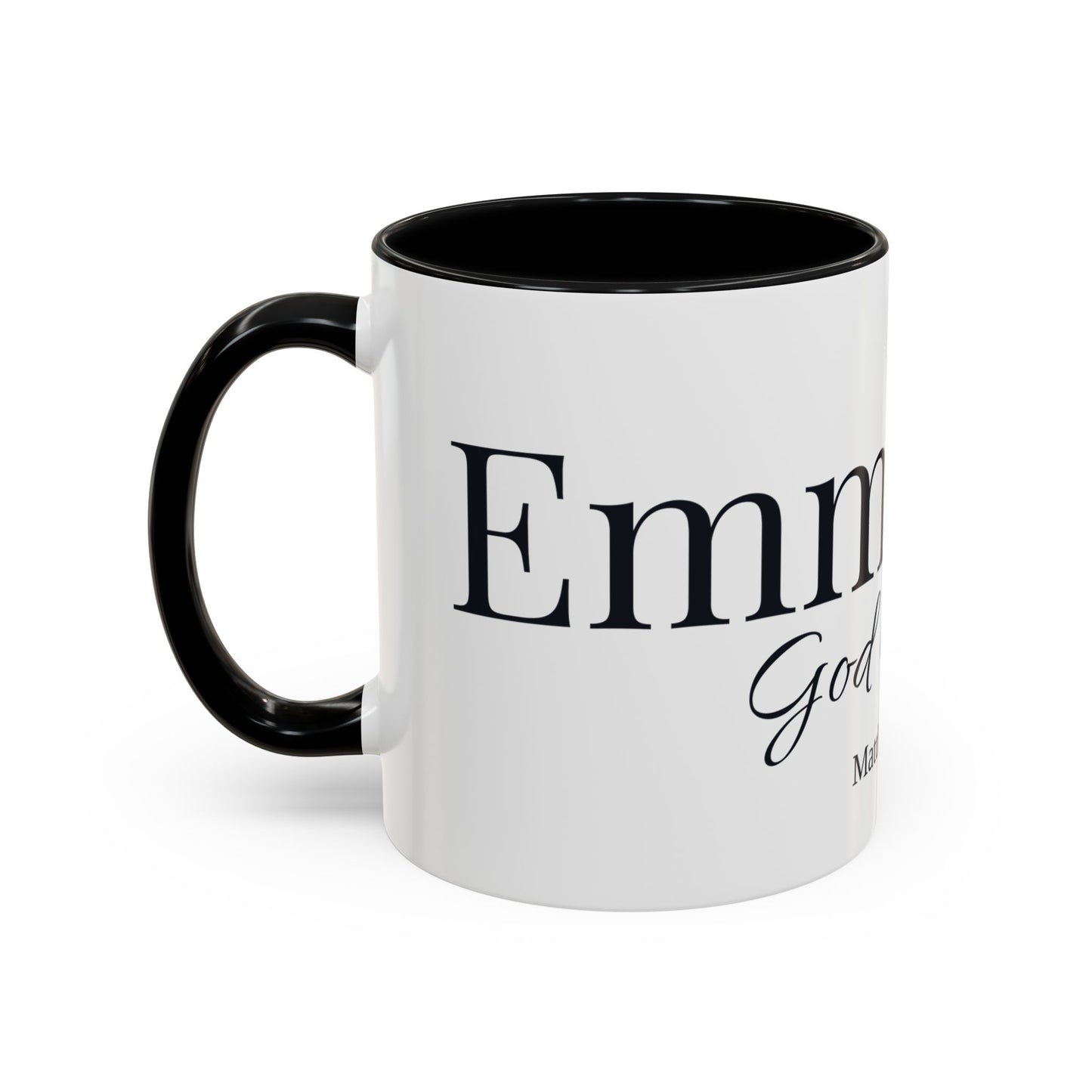 Emmanuel God With Us Accent Mug