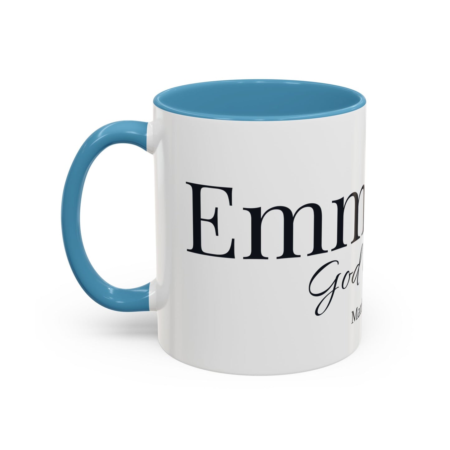 Emmanuel God With Us Accent Mug