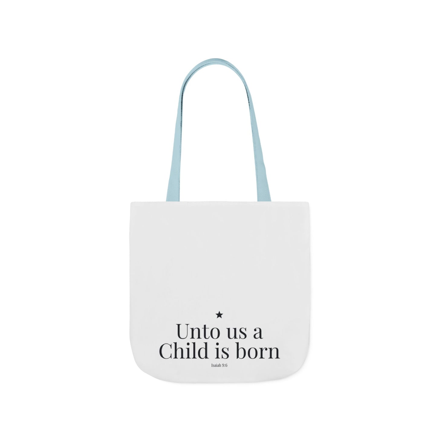 Unto Us a Child Is Born Canvas Tote