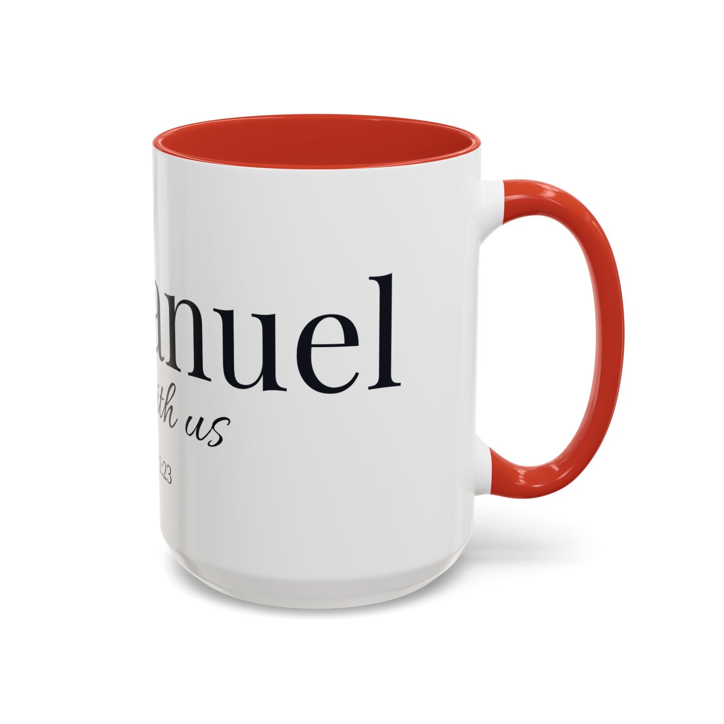 Emmanuel God With Us Accent Mug