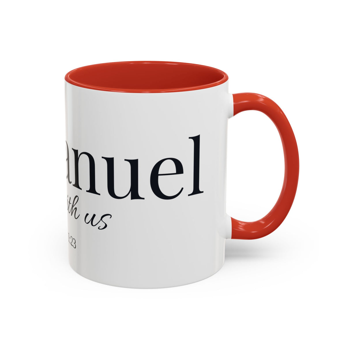Emmanuel God With Us Accent Mug