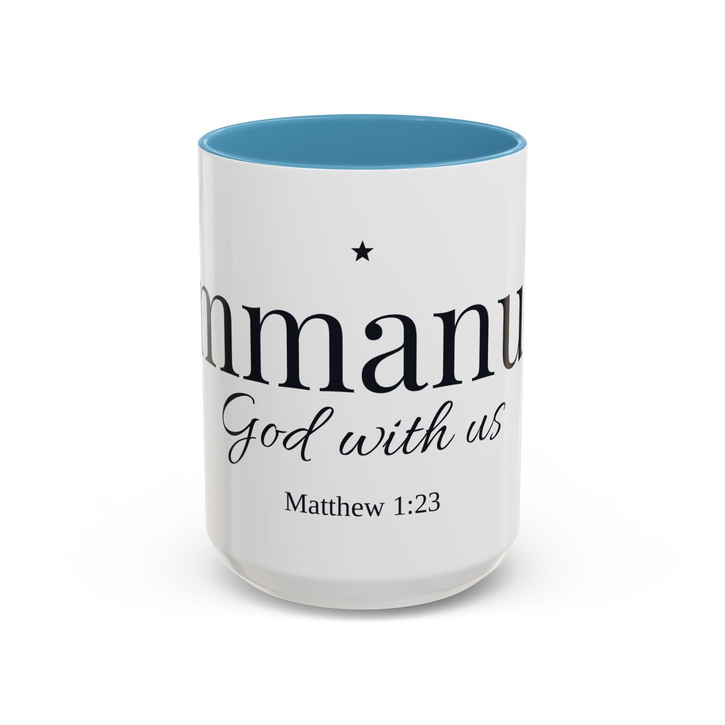 Emmanuel God With Us Accent Mug