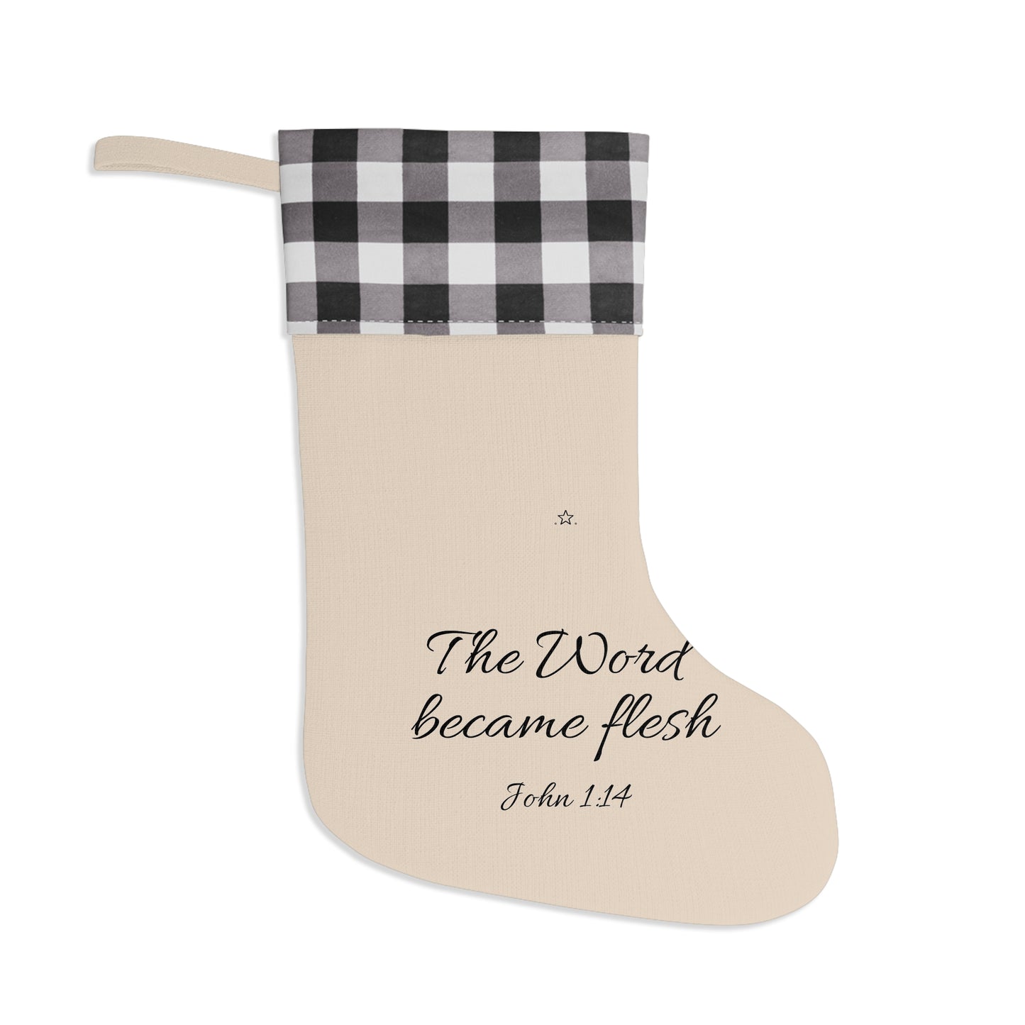 The Word became flesh Stocking