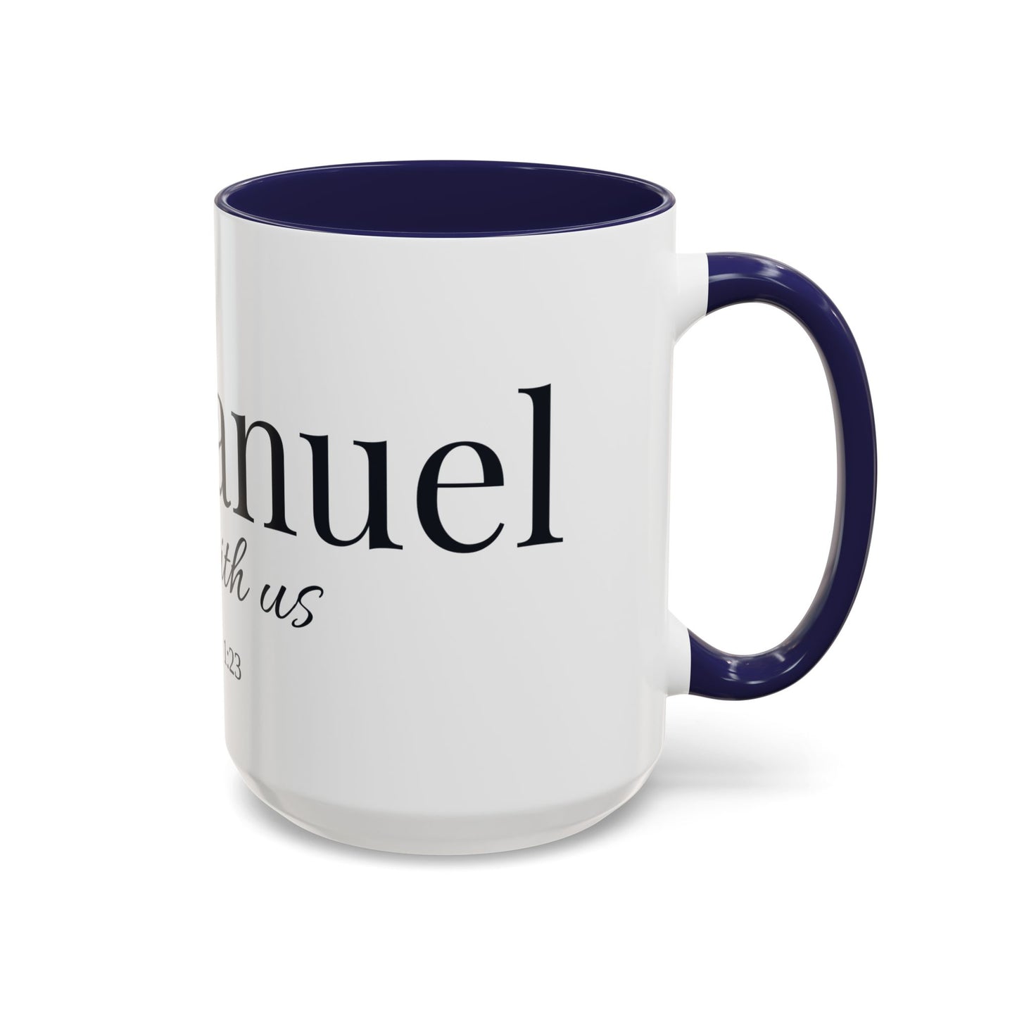 Emmanuel God With Us Accent Mug