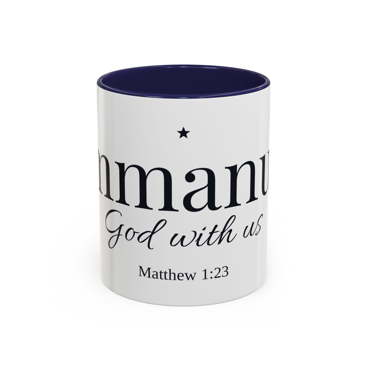 Emmanuel God With Us Accent Mug