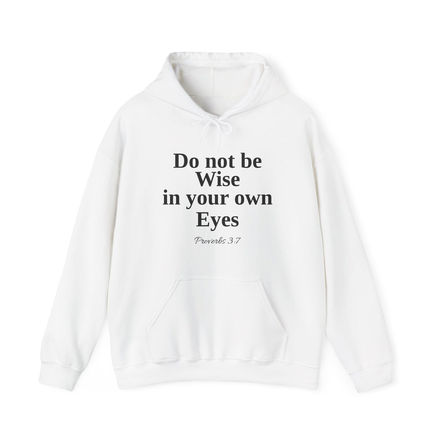 Do not be wise in your own eyes Hoodie