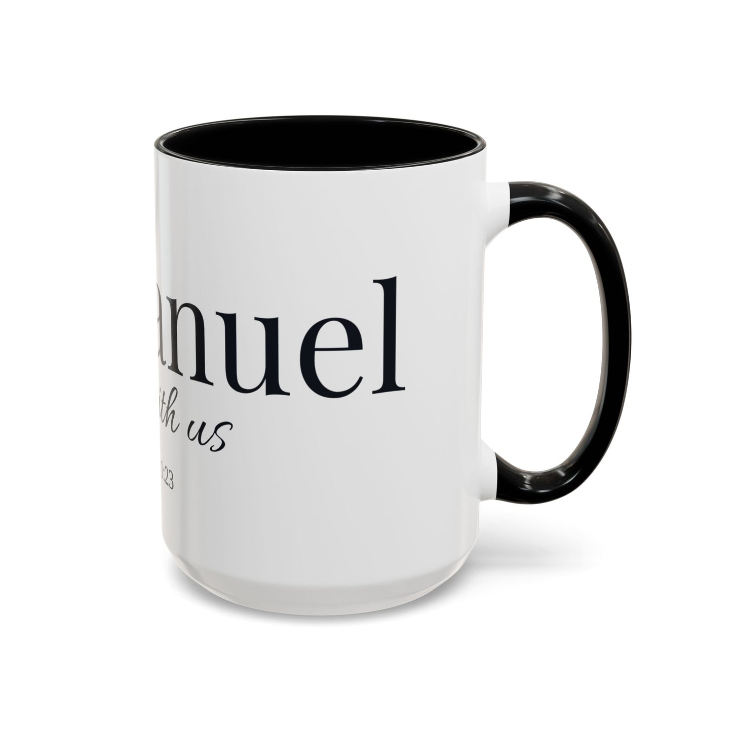 Emmanuel God With Us Accent Mug