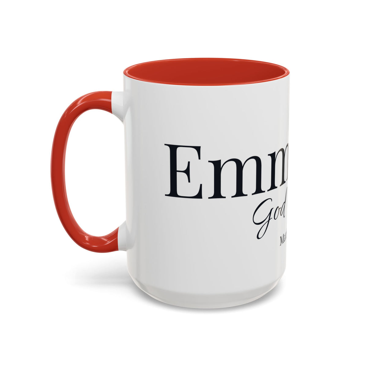 Emmanuel God With Us Accent Mug
