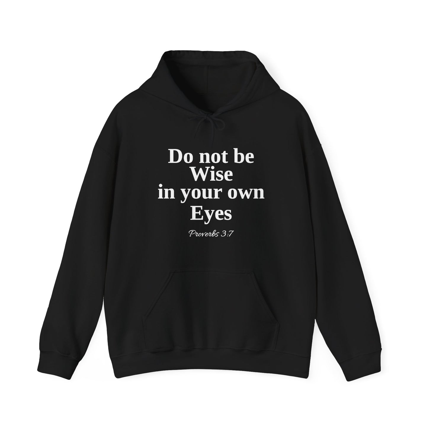 Do not be wise in your own eyes Hoodie