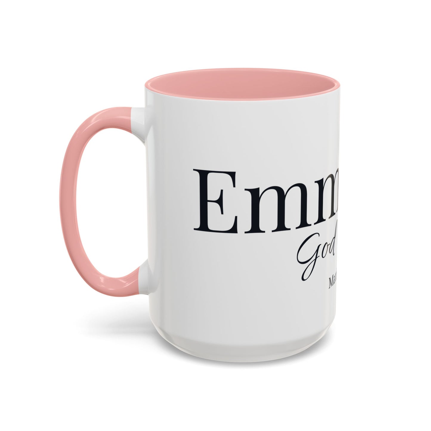 Emmanuel God With Us Accent Mug