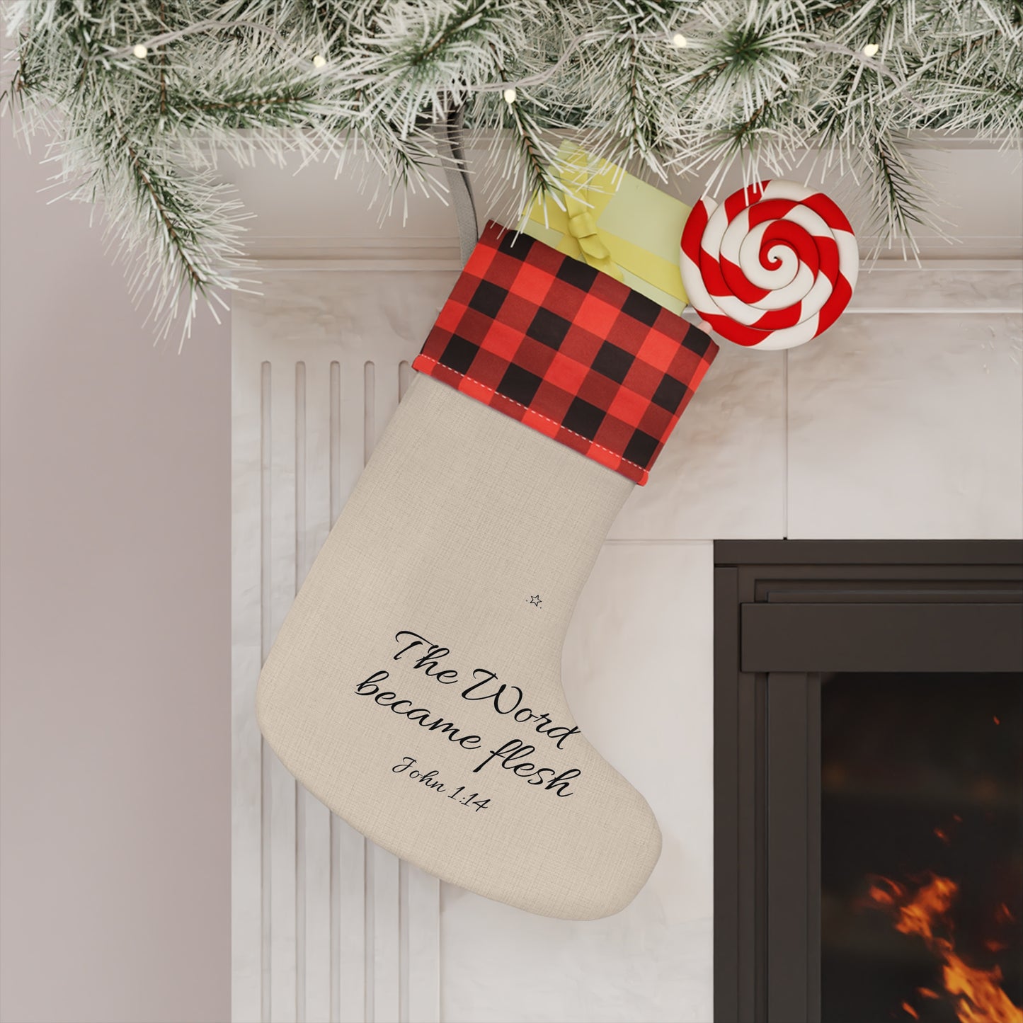 The Word became flesh Stocking