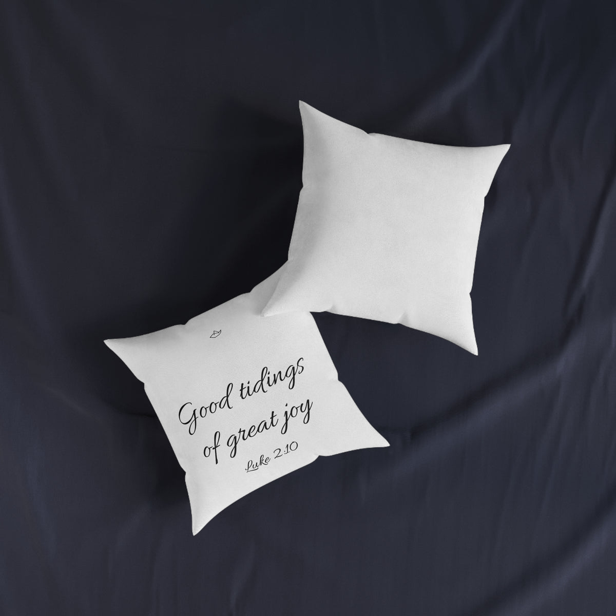 Good tidings Throw Pillow