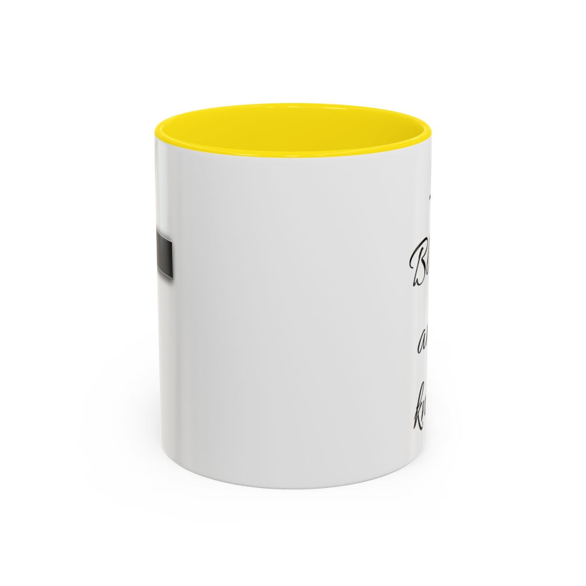 I'm blessed and I know it coffee mug — Yellow
