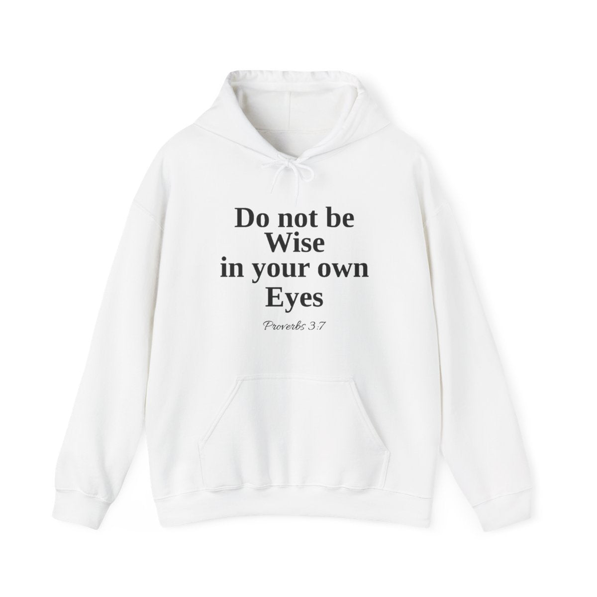 Do not be wise in your own eyes Hoodie