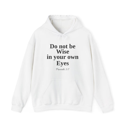 Do not be wise in your own eyes Hoodie