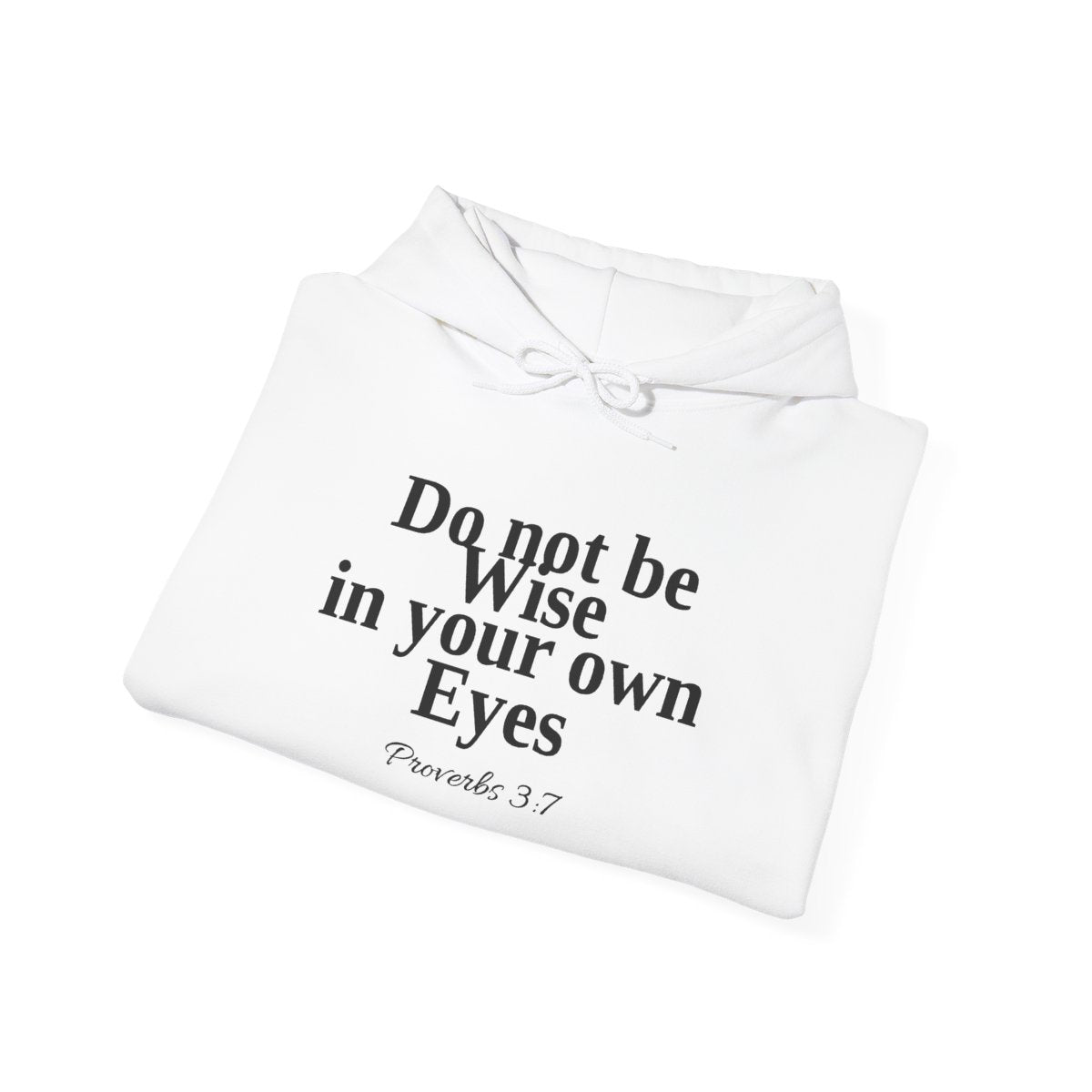 Do not be wise in your own eyes Hoodie
