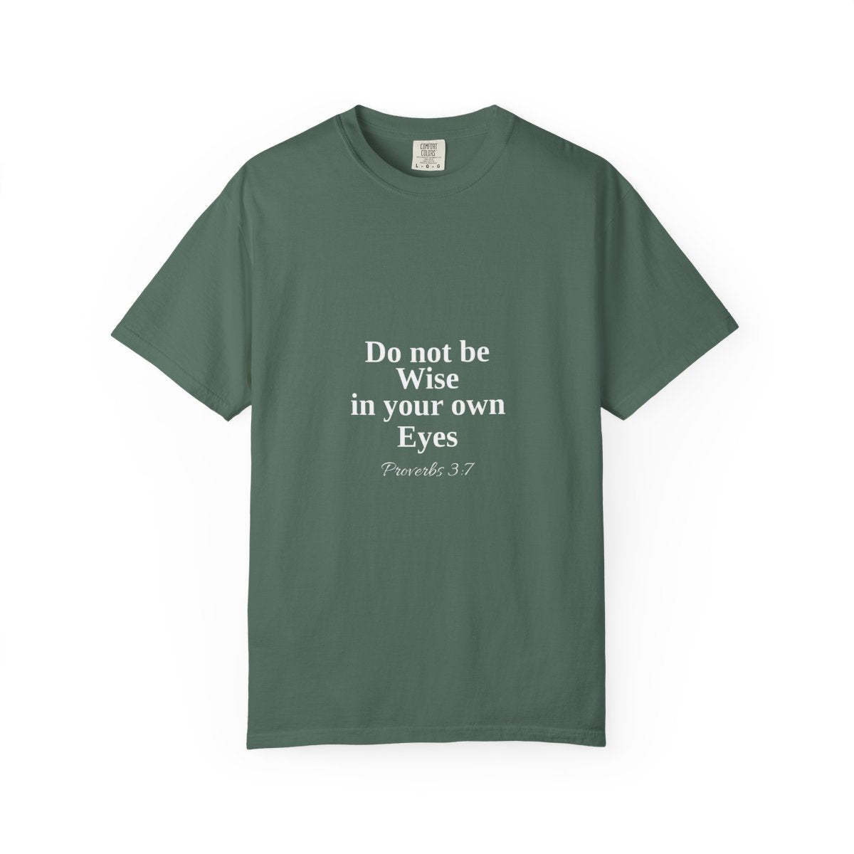 Do not be wise in your own eyes T-shirt