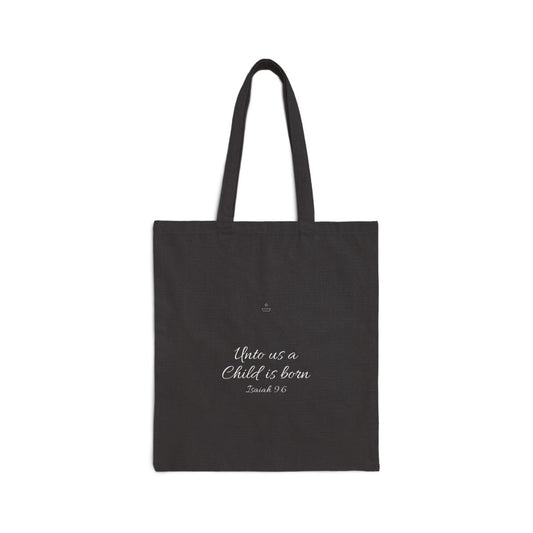 Unto Us a Child Is Born Canvas Tote