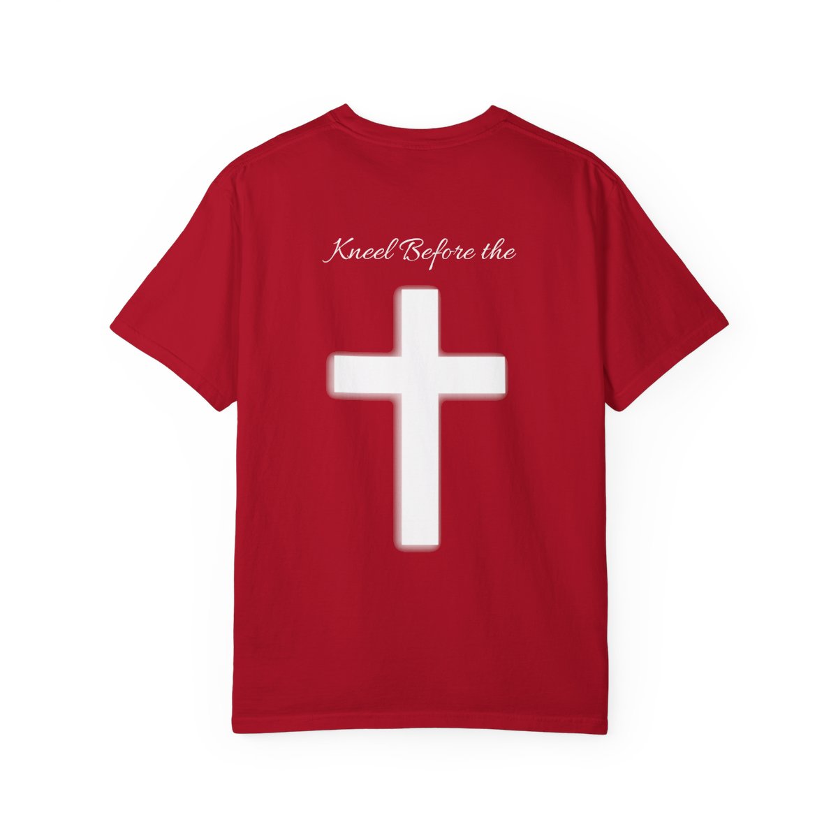When you can't walk T-shirt — Red back