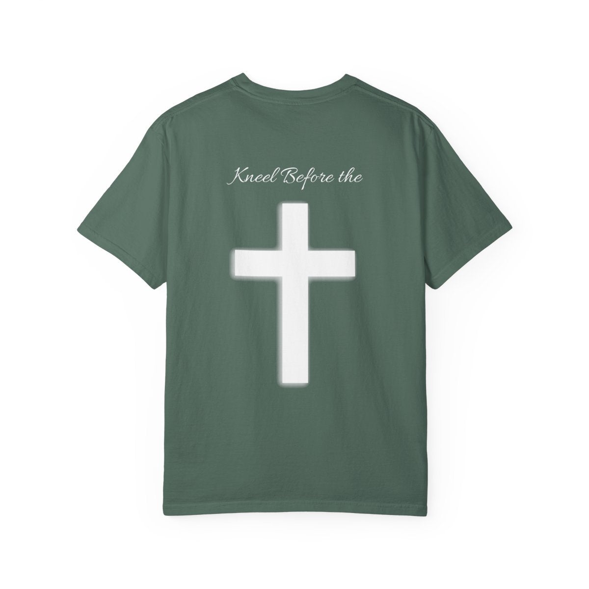 When you can't walk T-shirt — Blue Spruce back