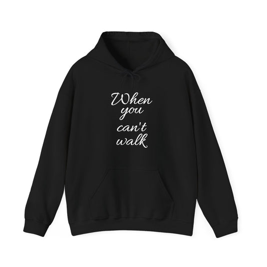 When you can't walk Hoodie